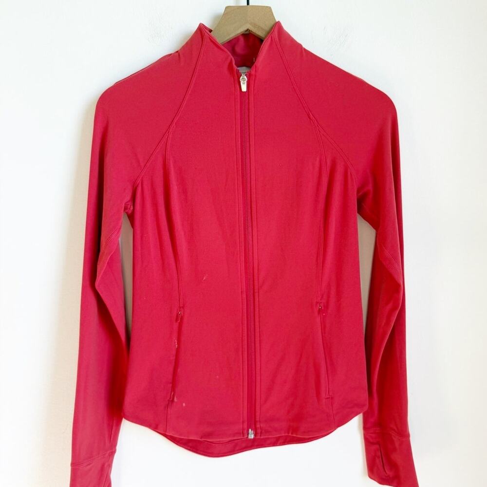 Athleta Salutation Jacket Deep Orange XS EUC